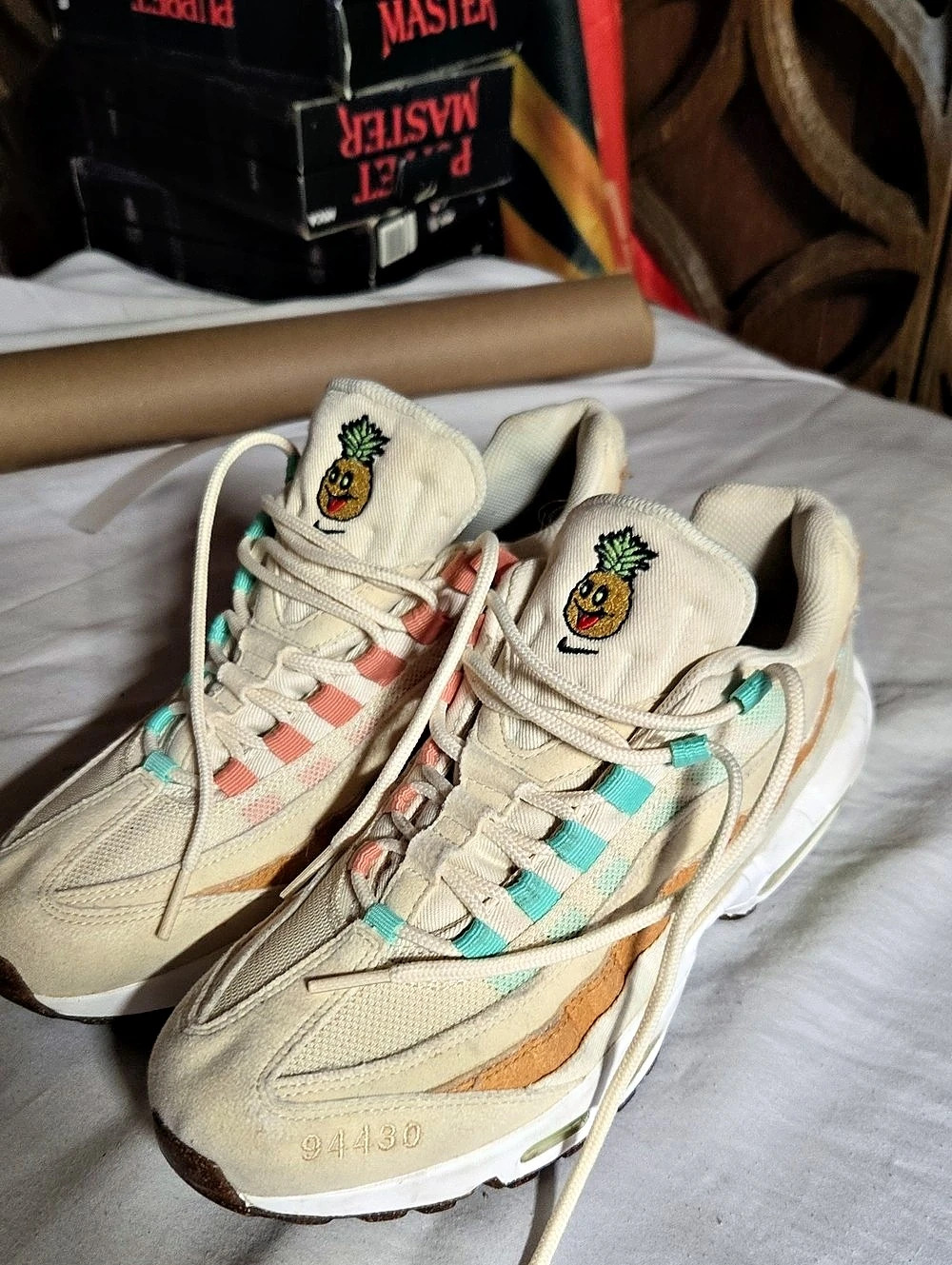 Nike Air Max 95 Men's Air Max Sneakers Cream Orange